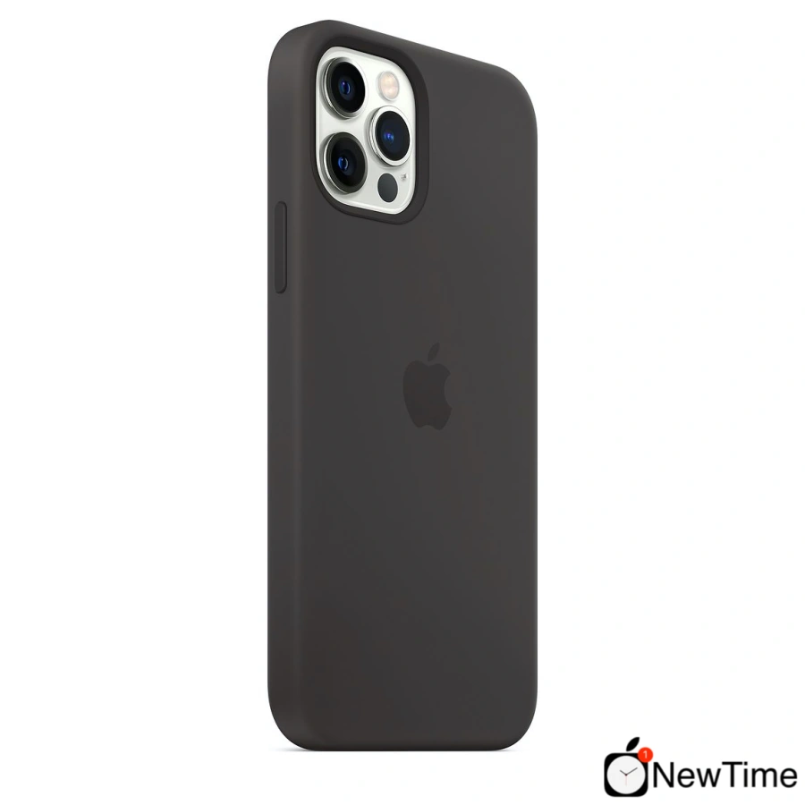 Чохол Apple iPhone 12 | 12 Pro Silicone Case with MagSafe - Black (MHL73)